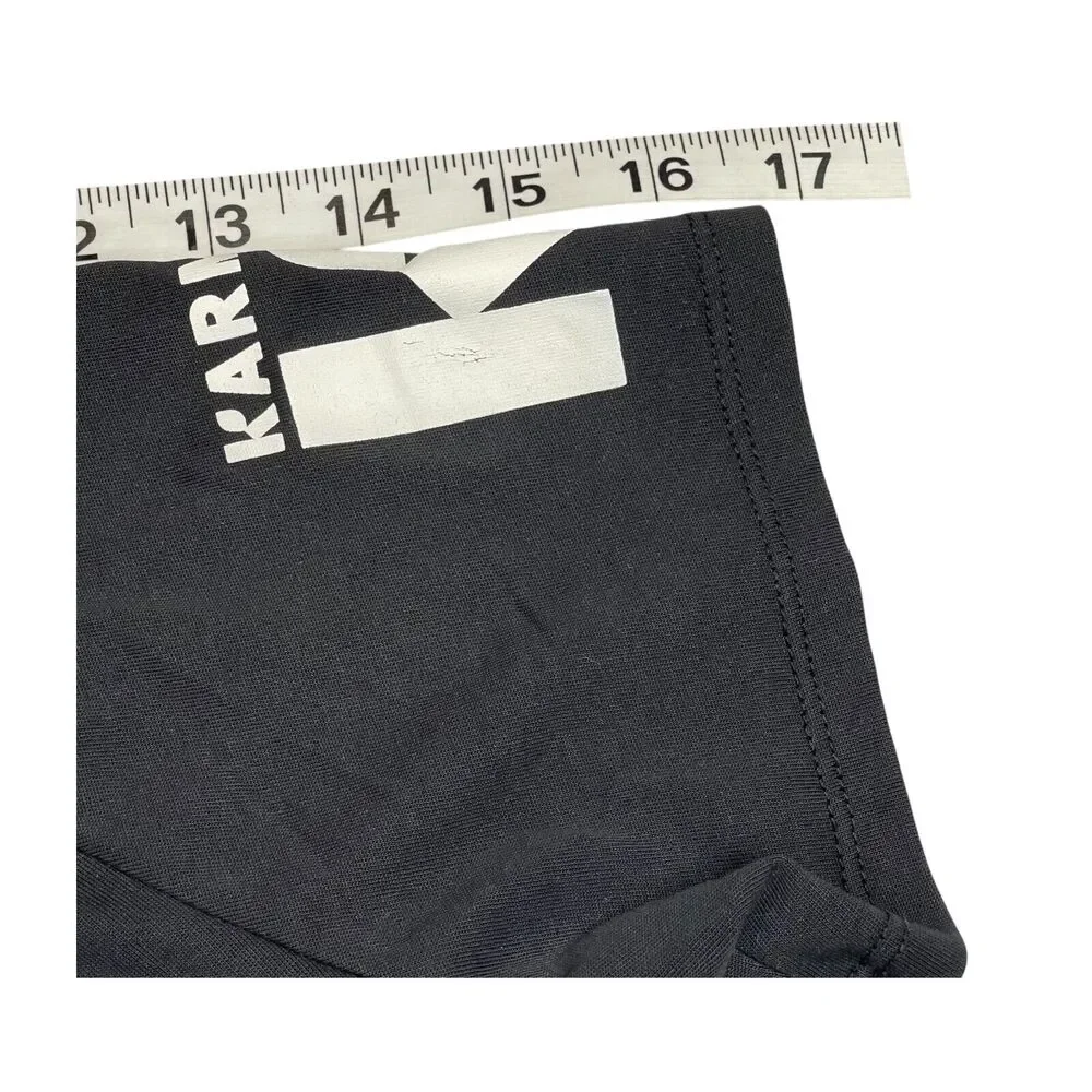 Nike T-Shirts Men's Medium Black Karma Water Cotton Round Neck Short Sleeve - Picture 7 of 8